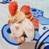 Decorative Rooster Made of Seashells